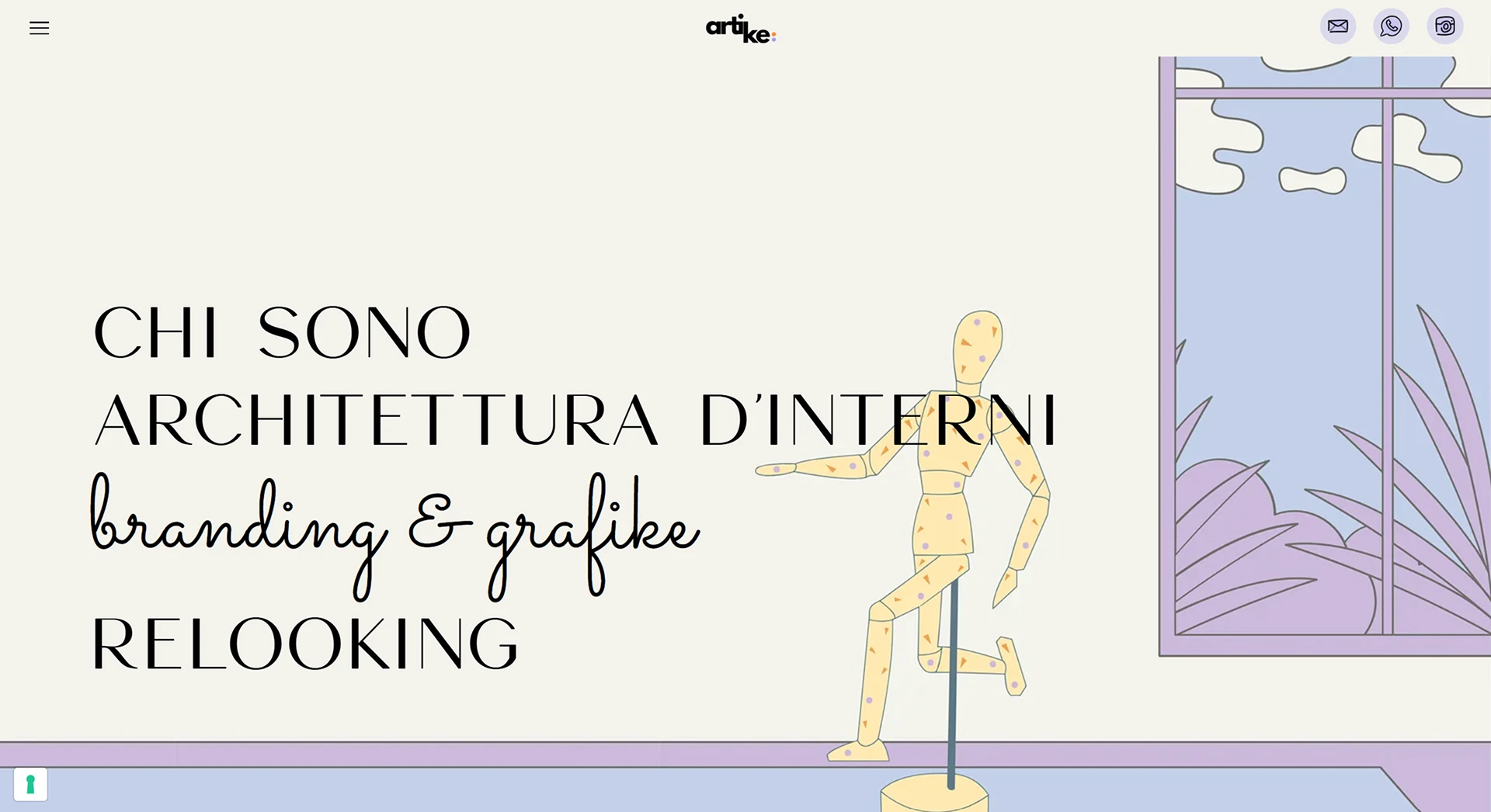 sito web interior designer
